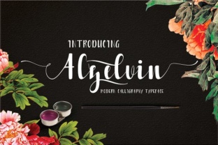 Alzelvin Handwritten Calligraphy Font for Campaigns