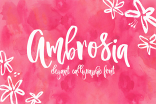 Ambrosia Script: A Handwritten Typeface for Editorial Elegance