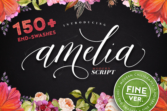 Amelia Script: A Versatile Calligraphy Font for Digital Branding
