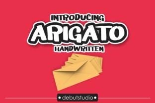 Arigato: A Handdrawn Marker Font with Editorial Warmth