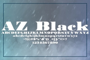 AZ Black Font for Polished Business Branding