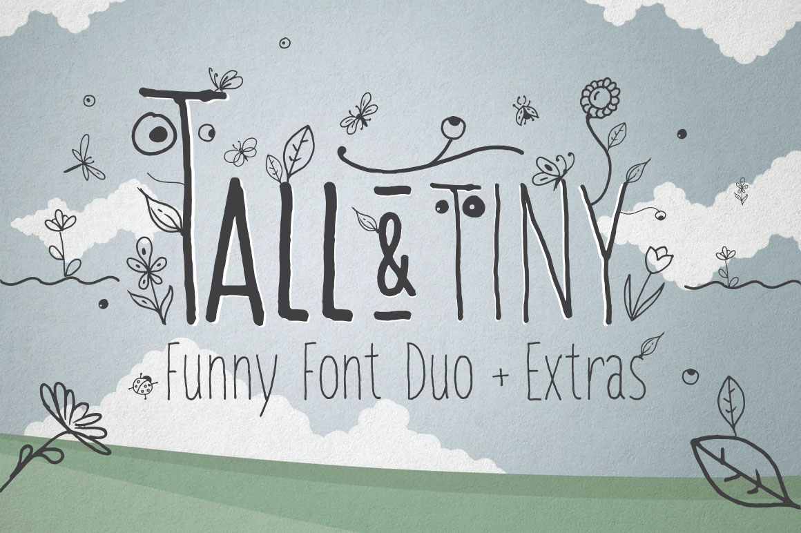 Bringing Playful Typography to Your Digital Designs with Tall Tiny Font Duo