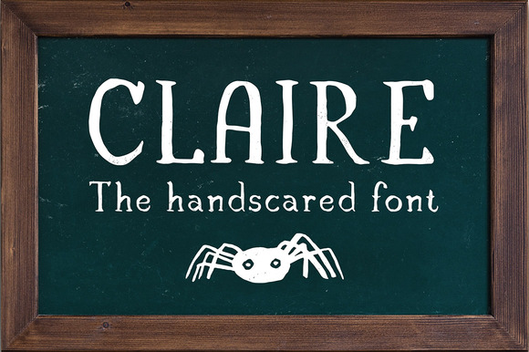Claire: A Sharp Handwritten Serif Font for Edgy Branding