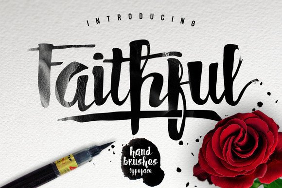 Faithful: A Brush Script Font for Editorial Elegance