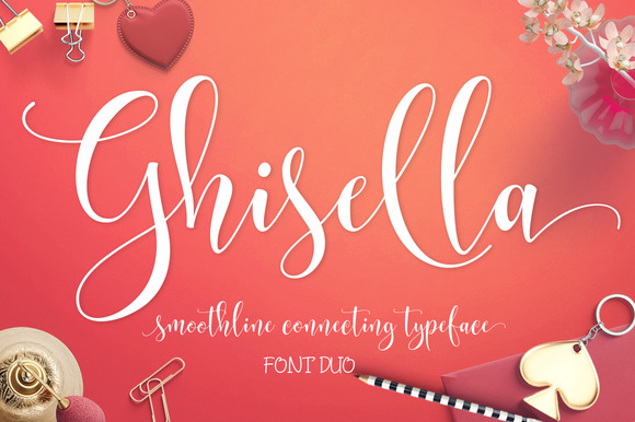 Ghisella: A Welded Script Font for Elegant Branding