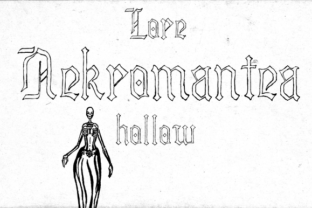 Lore Nekromantea Hollow: A Blackletter Typeface for Editorial Design