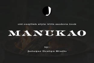 Manukao: A Serif Font for Modern Digital Branding