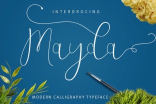 Mayda Script Font: A Handwritten Typeface for Branding