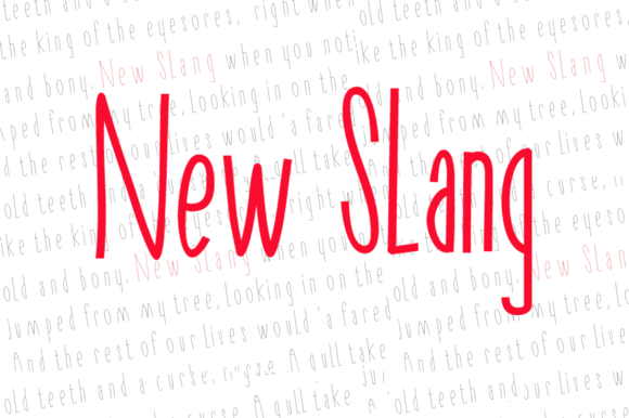 New Slang: The Spidery Sans Serif Font for Makers