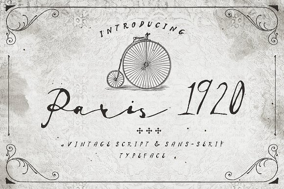 Paris 1920 Font: A Vintage Editorial Typeface for Creators