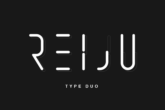 Reiju: A Clean Rounded Sans Serif Font for Makers