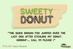 Sweety Donut: A Delicious Display Font for Digital Projects