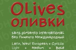 Testing Olives Sans Pimiento Intl for a Branding Project