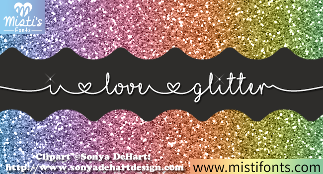 The I Love Glitter Font: A Sparkling Secret Weapon for Brand Consistency