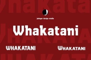 Whakatani: An Elegant Slab Serif Font for Branding Projects