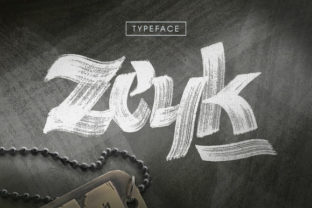 Zeyk: A Strong Hand Brush Font for Modern Publishing